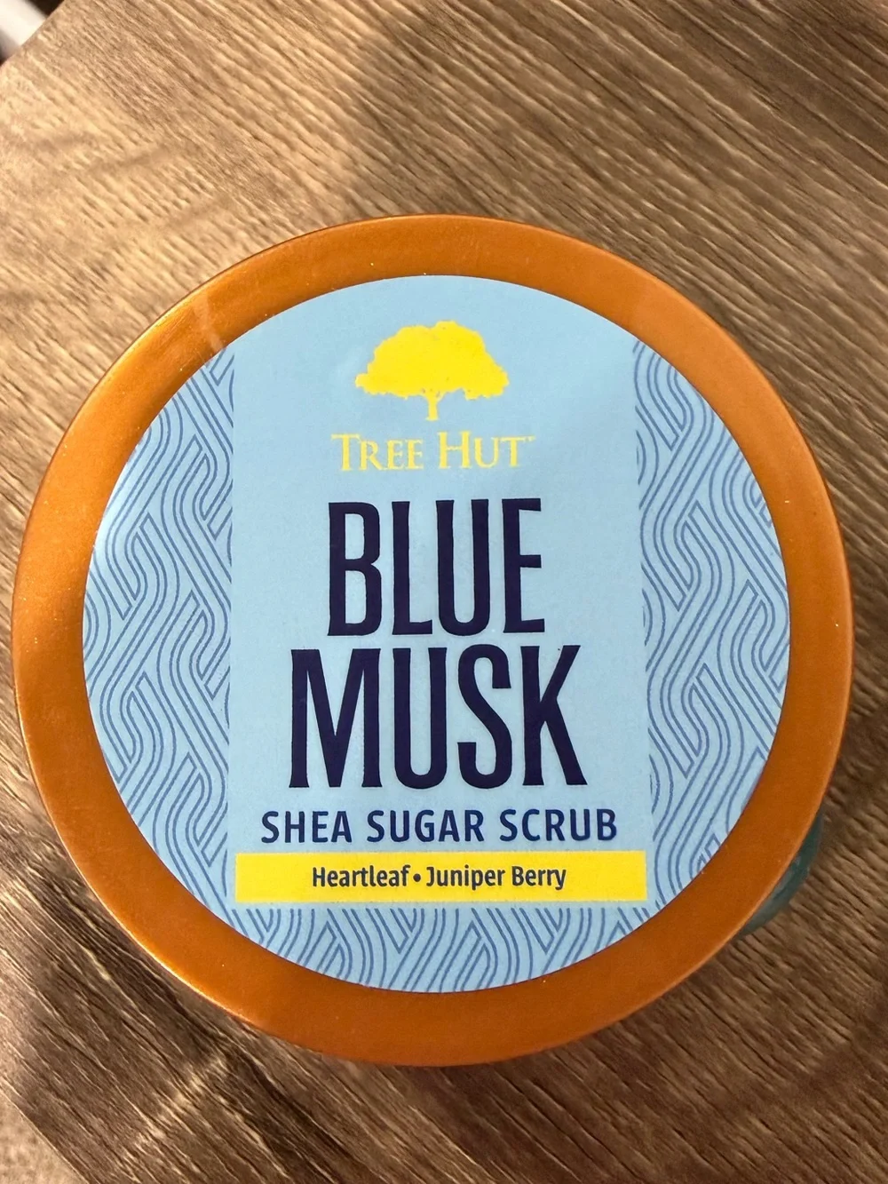 Tree Hut Blue Musk Shea Sugar Scrub 18 oz NEW